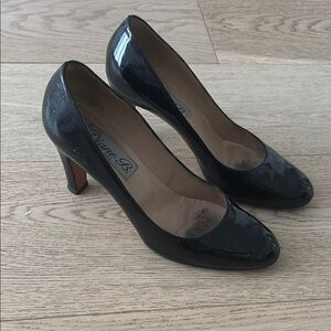 Black Classic Heels, patent leather